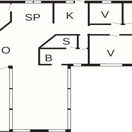 Prázdninový dům Four-bedroom In Knebel 7 *